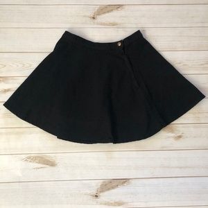 American Apparel Circle Skirt Black Denim